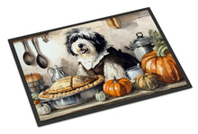 Load image into Gallery viewer, Old English Sheepdog Fall Kitchen Pumpkins Doormat -  18x27 Decorative Floor Mat – Indoor/Outdoor Rug