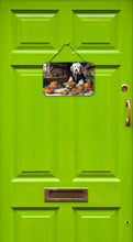 Load image into Gallery viewer, Old English Sheepdog Fall Kitchen Pumpkins Wall or Door Hanging Prints