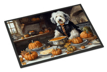 Load image into Gallery viewer, Old English Sheepdog Fall Kitchen Pumpkins Doormat -  18x27 Decorative Floor Mat – Indoor/Outdoor Rug