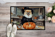 Load image into Gallery viewer, Pomeranian Fall Kitchen Pumpkins Doormat - 24x36 Decorative Floor Mat – Indoor/Outdoor Rug with Artistic Flair