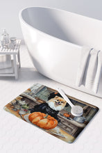Load image into Gallery viewer, Pomeranian Fall Kitchen Pumpkins Memory Foam Kitchen Mat