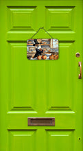 Load image into Gallery viewer, Pomeranian Fall Kitchen Pumpkins Wall or Door Hanging Prints