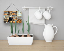 Load image into Gallery viewer, Pomeranian Fall Kitchen Pumpkins Wall or Door Hanging Prints