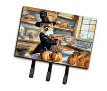 Load image into Gallery viewer, Pomeranian Fall Kitchen Pumpkins Leash or Key Holder