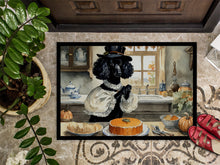 Load image into Gallery viewer, Poodle Fall Kitchen Pumpkins Doormat - 24x36 Decorative Floor Mat – Indoor/Outdoor Rug with Artistic Flair