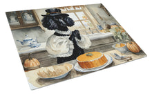 Load image into Gallery viewer, Poodle Fall Kitchen Pumpkins Glass Cutting Boards – Durable, Decorative Kitchen Art Large