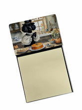 Load image into Gallery viewer, Poodle Fall Kitchen Pumpkins Sticky Note Holder- Refiilable Desk Accessory Note Pad