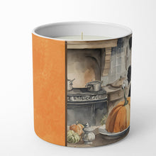 Load image into Gallery viewer, Poodle Fall Kitchen Pumpkins Decorative Soy Candle