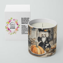 Load image into Gallery viewer, Poodle Fall Kitchen Pumpkins Decorative Soy Candle