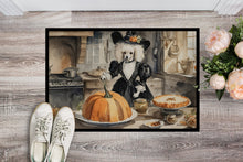 Load image into Gallery viewer, Poodle Fall Kitchen Pumpkins Doormat - 24x36 Decorative Floor Mat – Indoor/Outdoor Rug with Artistic Flair