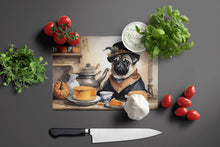 Load image into Gallery viewer, Pug Fall Kitchen Pumpkins Glass Cutting Boards – Durable, Decorative Kitchen Art Large