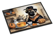Load image into Gallery viewer, Pug Fall Kitchen Pumpkins Doormat -  18x27 Decorative Floor Mat – Indoor/Outdoor Rug