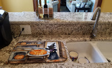 Load image into Gallery viewer, Pug Fall Kitchen Pumpkins Dish Drying Mat