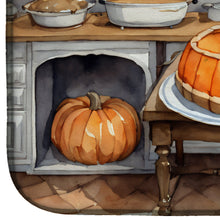 Load image into Gallery viewer, Pug Fall Kitchen Pumpkins Dish Drying Mat