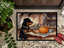 Load image into Gallery viewer, Rottweiler Fall Kitchen Pumpkins Doormat -  18x27 Decorative Floor Mat – Indoor/Outdoor Rug