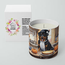 Load image into Gallery viewer, Rottweiler Fall Kitchen Pumpkins Decorative Soy Candle