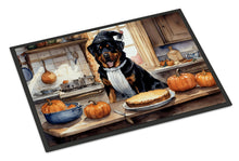 Load image into Gallery viewer, Rottweiler Fall Kitchen Pumpkins Doormat -  18x27 Decorative Floor Mat – Indoor/Outdoor Rug