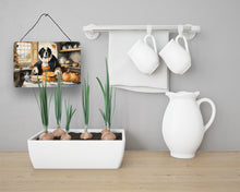 Load image into Gallery viewer, Saint Bernard Fall Kitchen Pumpkins Wall or Door Hanging Prints