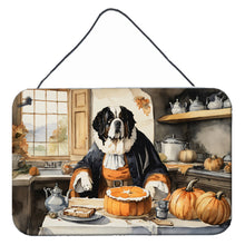 Load image into Gallery viewer, Saint Bernard Fall Kitchen Pumpkins Wall or Door Hanging Prints