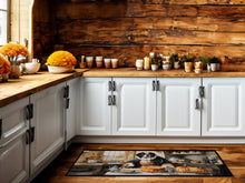 Load image into Gallery viewer, Saint Bernard Fall Kitchen Pumpkins Runner Mat 28x58