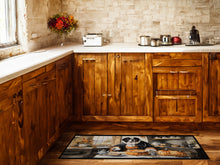 Load image into Gallery viewer, Saint Bernard Fall Kitchen Pumpkins Runner Mat 28x58
