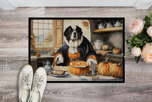 Load image into Gallery viewer, Saint Bernard Fall Kitchen Pumpkins Doormat - 24x36 Decorative Floor Mat – Indoor/Outdoor Rug with Artistic Flair