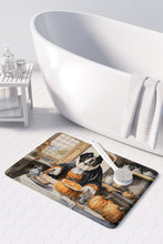 Load image into Gallery viewer, Saint Bernard Fall Kitchen Pumpkins Memory Foam Kitchen Mat