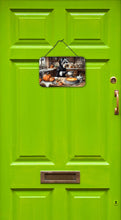 Load image into Gallery viewer, Schnauzer Fall Kitchen Pumpkins Wall or Door Hanging Prints