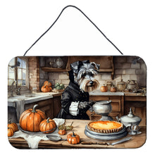 Load image into Gallery viewer, Schnauzer Fall Kitchen Pumpkins Wall or Door Hanging Prints