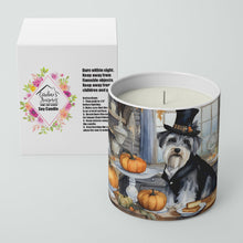 Load image into Gallery viewer, Schnauzer Fall Kitchen Pumpkins Decorative Soy Candle