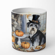 Load image into Gallery viewer, Schnauzer Fall Kitchen Pumpkins Decorative Soy Candle
