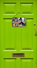 Load image into Gallery viewer, Schnauzer Fall Kitchen Pumpkins Wall or Door Hanging Prints