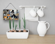 Load image into Gallery viewer, Schnauzer Fall Kitchen Pumpkins Wall or Door Hanging Prints