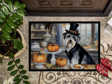 Load image into Gallery viewer, Schnauzer Fall Kitchen Pumpkins Doormat - 24x36 Decorative Floor Mat – Indoor/Outdoor Rug with Artistic Flair