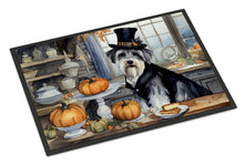 Load image into Gallery viewer, Schnauzer Fall Kitchen Pumpkins Doormat - 24x36 Decorative Floor Mat – Indoor/Outdoor Rug with Artistic Flair