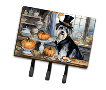 Load image into Gallery viewer, Schnauzer Fall Kitchen Pumpkins Leash or Key Holder