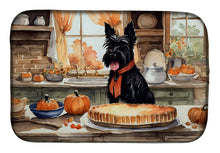 Load image into Gallery viewer, Scottish Terrier Fall Kitchen Pumpkins Dish Drying Mat