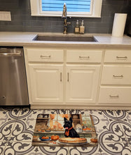 Load image into Gallery viewer, Scottish Terrier Fall Kitchen Pumpkins Memory Foam Kitchen Mat
