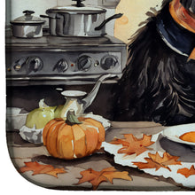 Load image into Gallery viewer, Scottish Terrier Fall Kitchen Pumpkins Dish Drying Mat