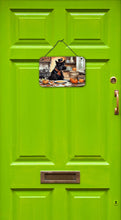 Load image into Gallery viewer, Scottish Terrier Fall Kitchen Pumpkins Wall or Door Hanging Prints