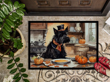 Load image into Gallery viewer, Scottish Terrier Fall Kitchen Pumpkins Doormat -  18x27 Decorative Floor Mat – Indoor/Outdoor Rug