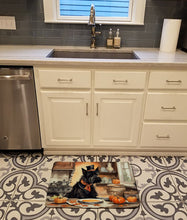 Load image into Gallery viewer, Scottish Terrier Fall Kitchen Pumpkins Memory Foam Kitchen Mat