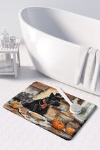 Load image into Gallery viewer, Scottish Terrier Fall Kitchen Pumpkins Memory Foam Kitchen Mat