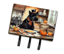 Load image into Gallery viewer, Scottish Terrier Fall Kitchen Pumpkins Leash or Key Holder