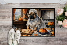 Load image into Gallery viewer, Shar Pei Fall Kitchen Pumpkins Doormat -  18x27 Decorative Floor Mat – Indoor/Outdoor Rug