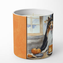 Load image into Gallery viewer, Sheltie Fall Kitchen Pumpkins Decorative Soy Candle