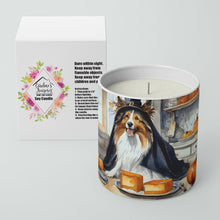Load image into Gallery viewer, Sheltie Fall Kitchen Pumpkins Decorative Soy Candle