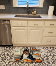 Load image into Gallery viewer, Sheltie Fall Kitchen Pumpkins Memory Foam Kitchen Mat