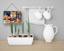 Load image into Gallery viewer, Shiba Inu Fall Kitchen Pumpkins Wall or Door Hanging Prints