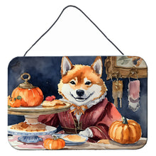 Load image into Gallery viewer, Shiba Inu Fall Kitchen Pumpkins Wall or Door Hanging Prints
